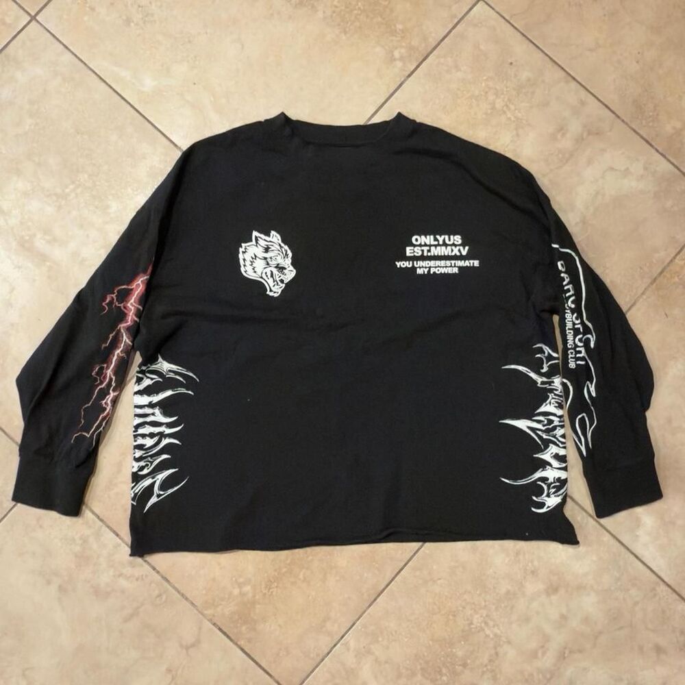 Darc Sport x Star Wars Kylo Ren.”box cut” Long Sleeve Tee – Black Size L - Picture 2 of 5